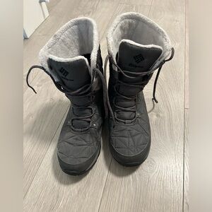 SOLD❗️Columbia charcoal grey winter boots